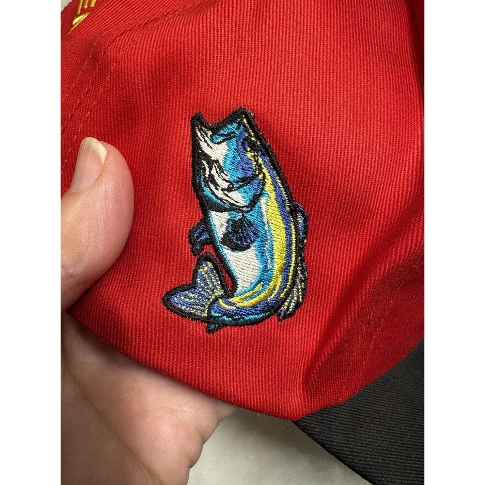 Berkley Trilene Super Strong Snapback Hat – Embroidered Largemouth Bass  New